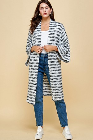 Angora Style Yarn Duster Cardi ...